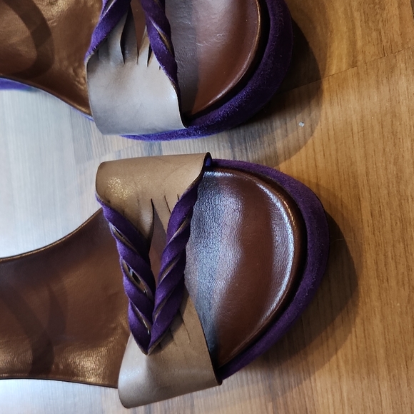 AUDLEY suede wedges - Picture 5 of 15